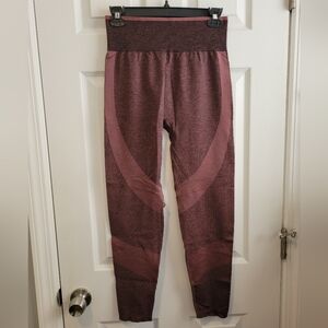 Stylish VS PINK Maroon Workout Tights